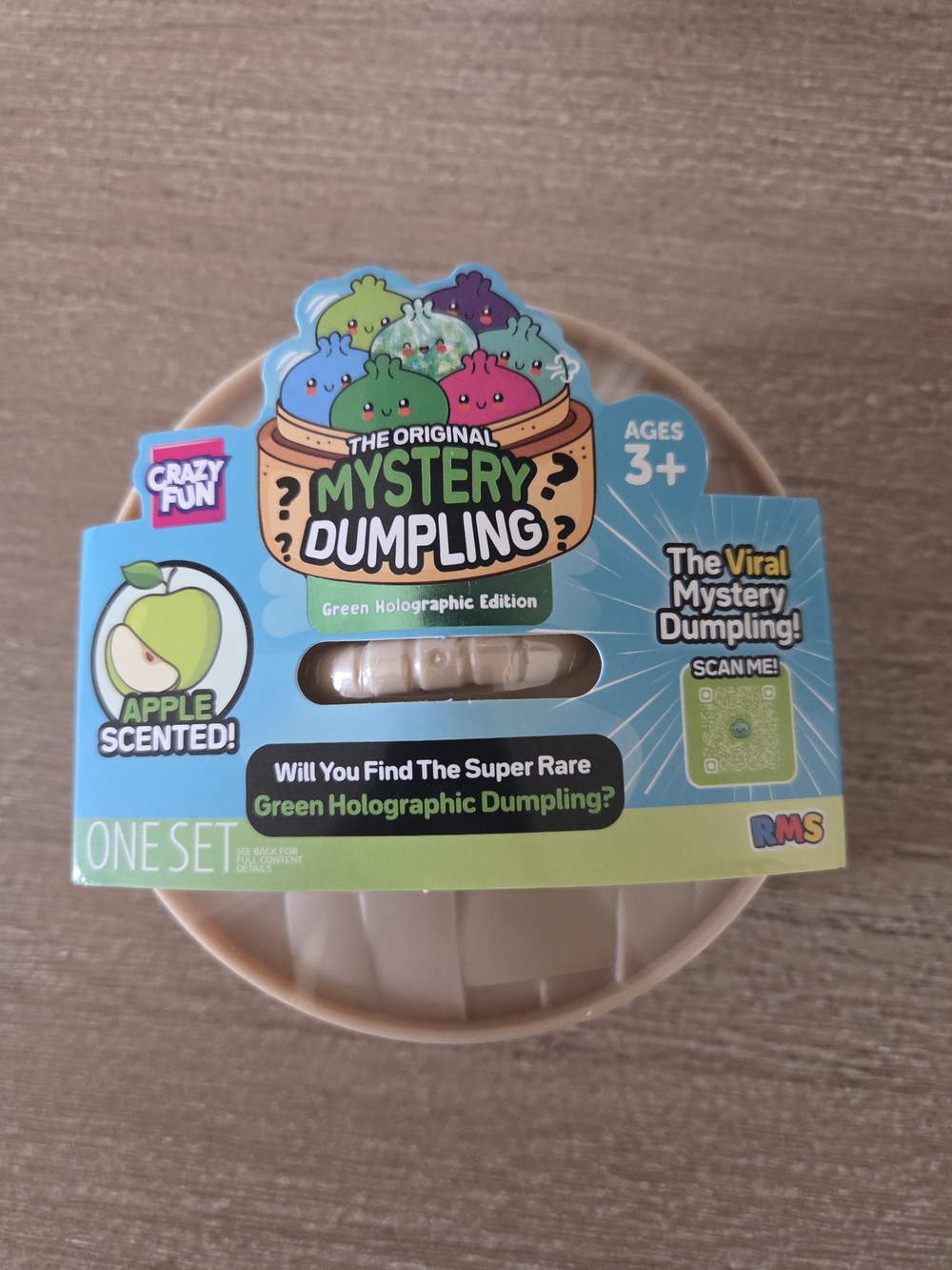 RMS (Apple Scented) DUMPLING Squishy Green Holographic Edition- Sealed Package